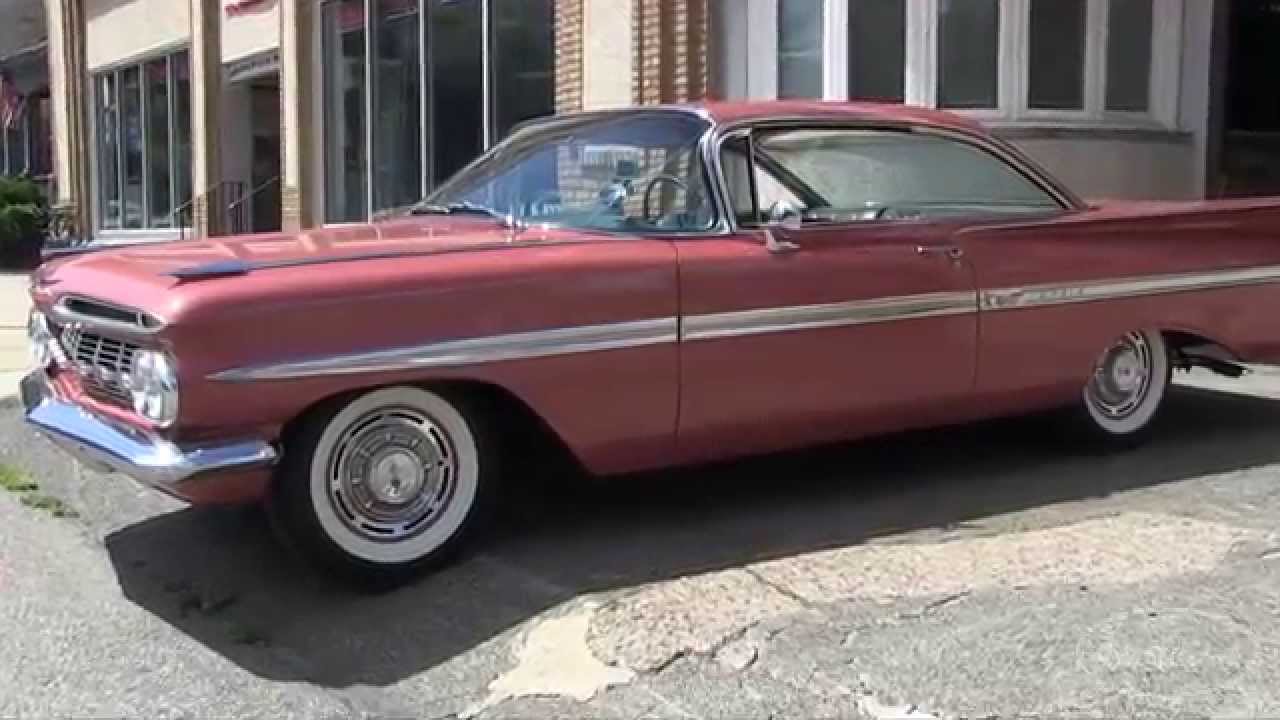 Удивительная оригинальная редкая нереставрированная Impala 1959 года в Wheels In Motion Pottstown...