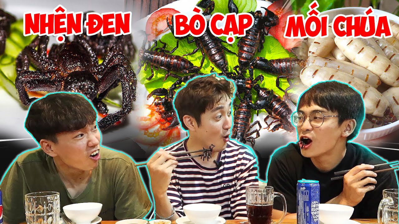 Phản ứng người Hàn lần đầu ăn Côn trùng Việt Nam ??