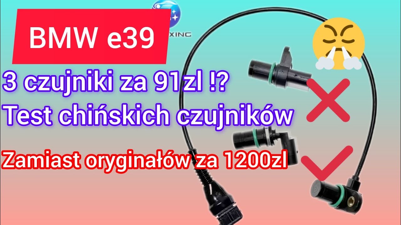 Test chińskich czujników w M52TU z aliexport czy warto? Jak wymienić czujnik wałka, wału korbowego