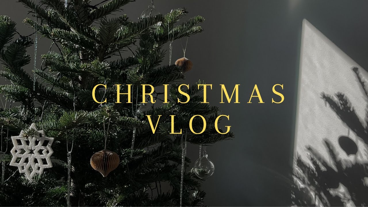 CHRISTMAS VLOG / DECORATING OUR CHRISTMAS TREE / CHRISTMAS MARKET / NEW HAIRCARE PRODUCTS