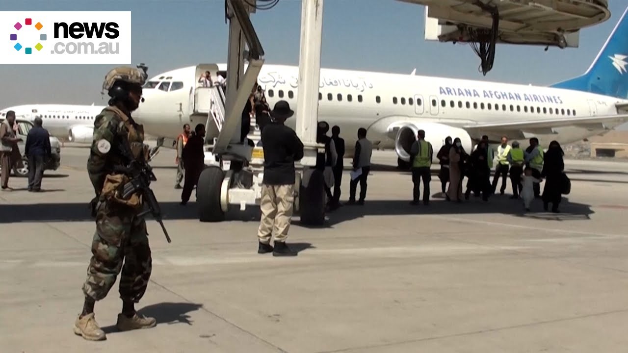 Flights resume at Kabul airport