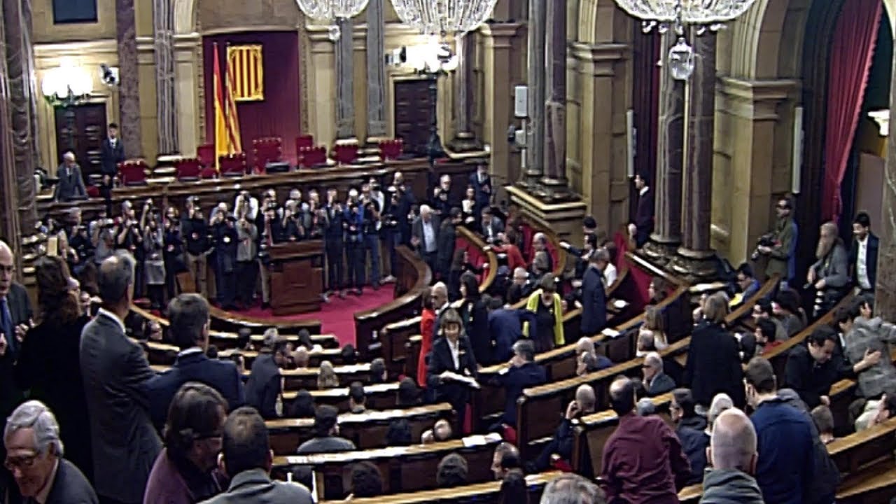 Sesión constitutiva del Parlament de Cataluña