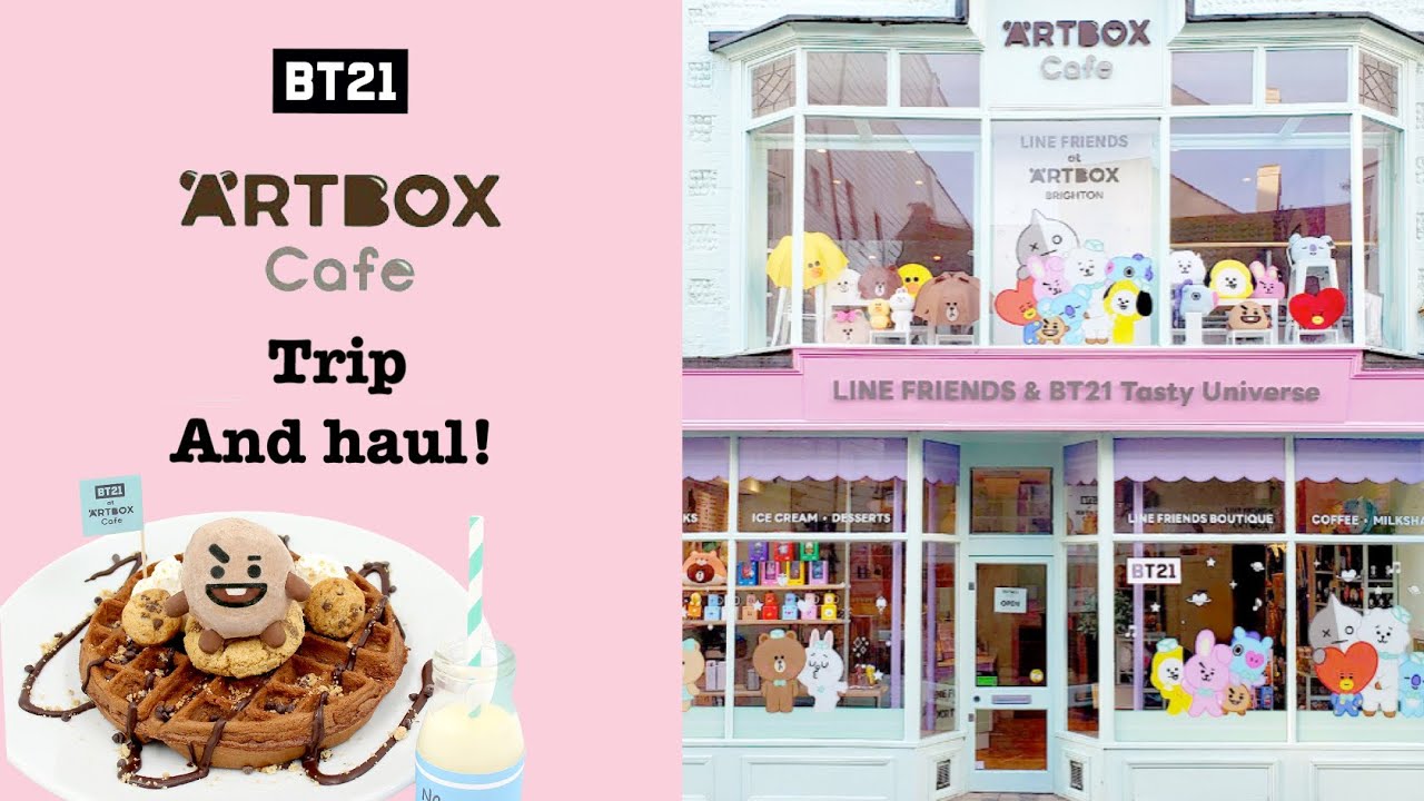 BT21 ARTBOX Café Brighton experience and haul!!