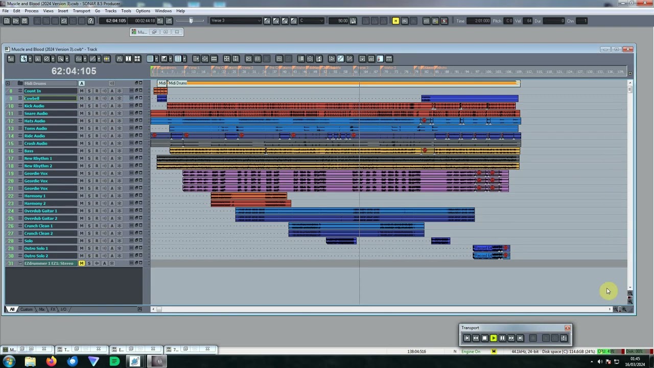 Muscle And Blood (Hughes/Thrall Cover Version)