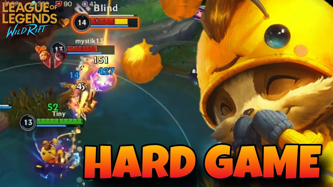 TEEMO HARDGAME, BUT TEEMO CARRY - Wild Rift