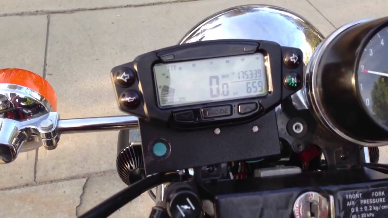 Trailtech vapor on Honda Nighthawk 450