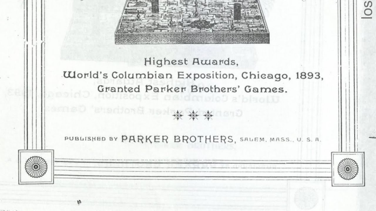 parker 1896 catalogue