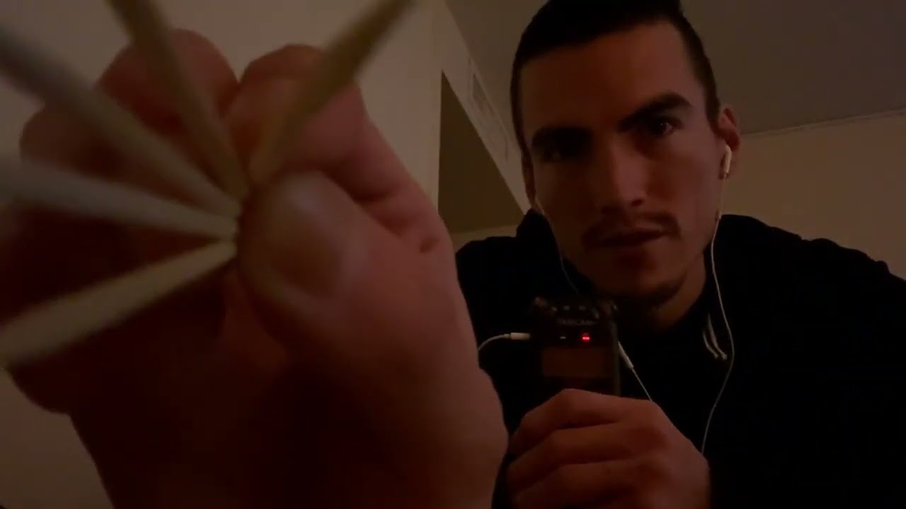 ASMR Face Scratching and Tracing