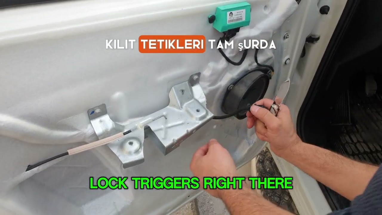 #yerlikit #doblo d4 DETAYLI KİLİDE DUYARLI AYNA MODÜLÜ MONTAJI