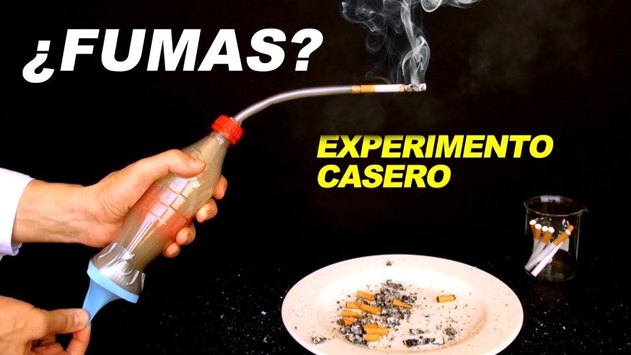 ¿Fumas? Experimento Casero muestra Efecto en Pulmones