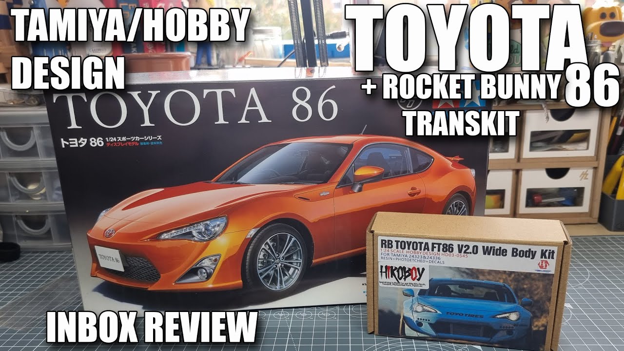 Toyota 86 и набор для переделки модели Rocket Bunny от Hobby Design [Tamiya 1/24]