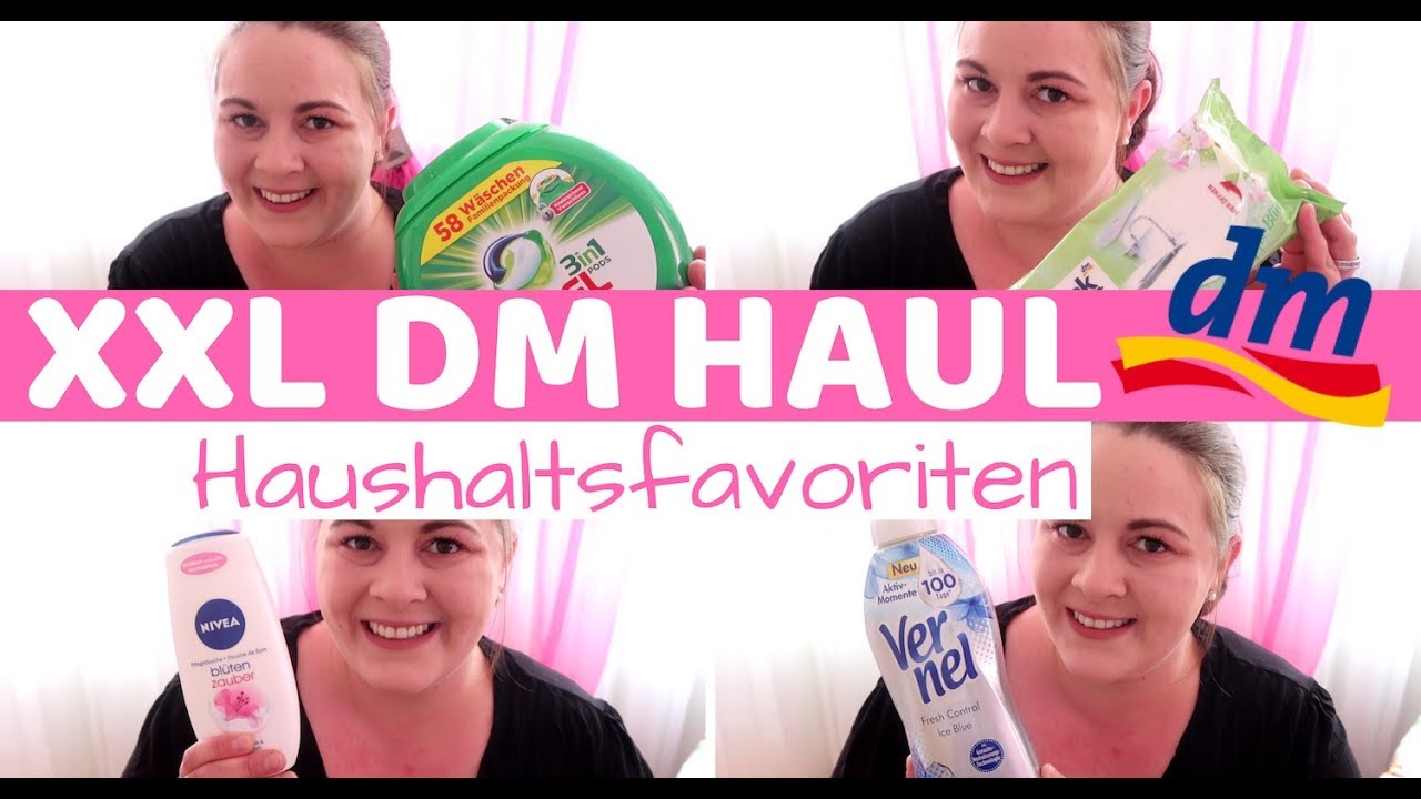 XXL DM HAUL | Haushaltsfavoriten| Monatseinkauf| Fräulein Jasmin