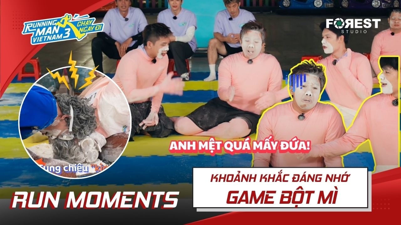 RUN MOMENTS #15: Những lần dàn cast gặp KIẾP NẠN bột mì, Trấn Thành chơi 