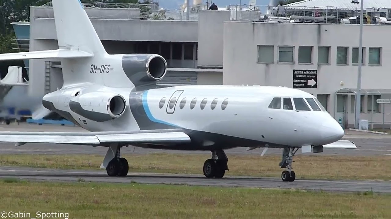 FA50 Harmony Jets 9H-DFS | Take-Off at LFMH Saint Etienne Airport