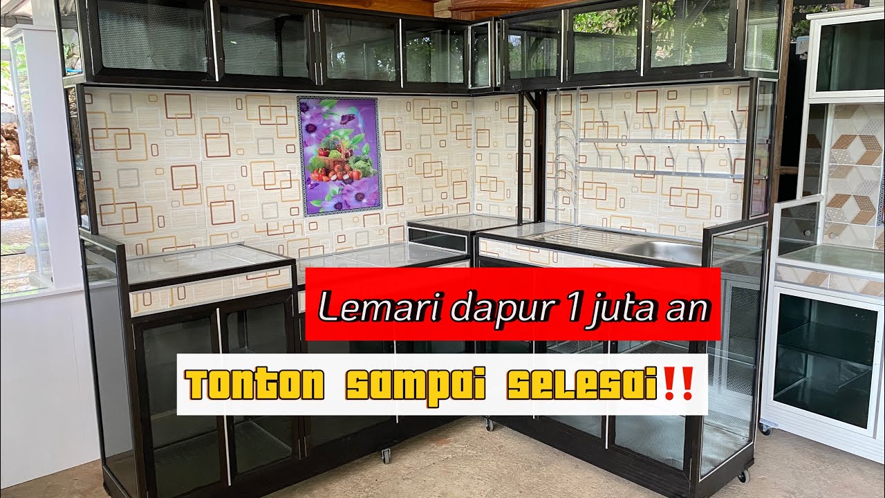 Lemari dapur mulai 1 juta an bisa COD WA 081556894260 #kitchenset