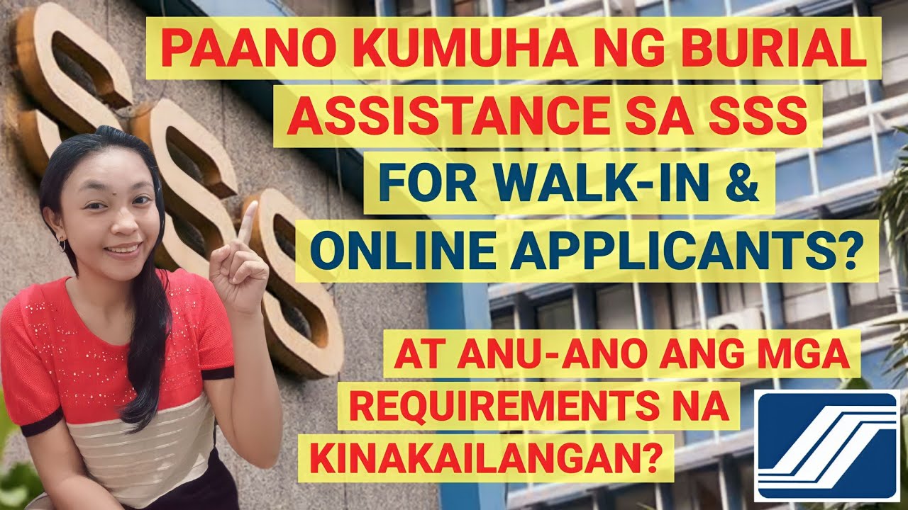 HOW TO APPLY BURIAL/FUNERAL IN SSS ONLINE? | HOW TO FILE BURIAL/FUNERAL ASSISTANCE IN SSS? | SSS