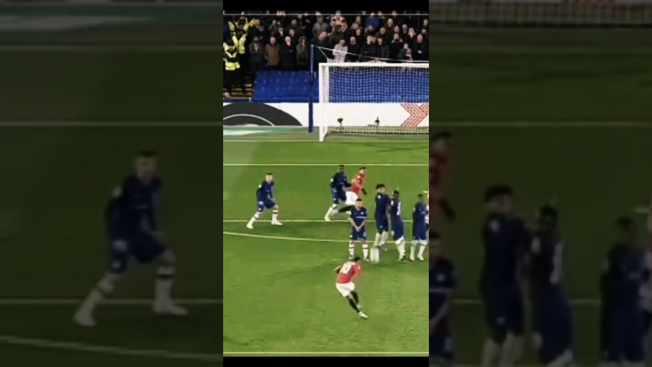 Marcus Rashford Knuckleball Free Kick Goal