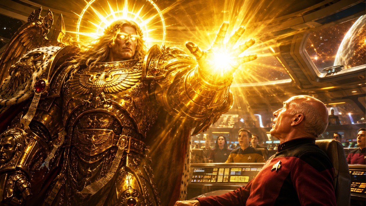What Happens If The Emperor of Mankind Arrives In Star Trek?