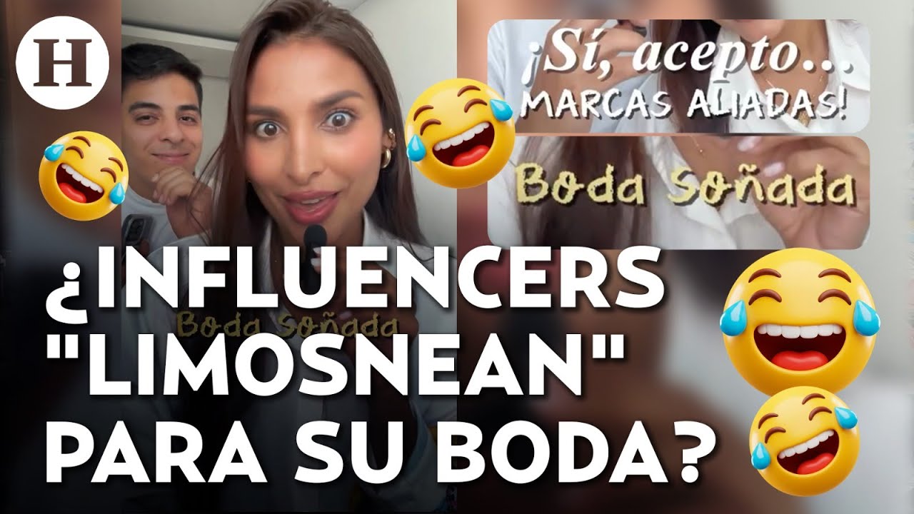Funan a pareja de influencers por pedir patrocinadores para su boda: los llaman migajeros