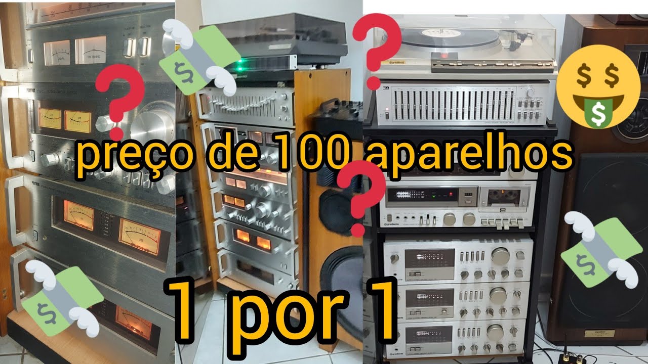 Quanto vale os meus aparelhos de som vintage