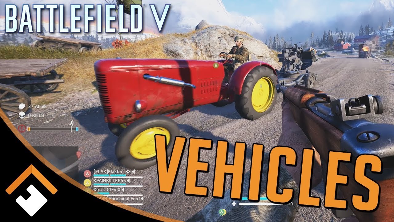 Battlefield V: Firestorm - &ldquo;How to Get and Use Combat Vehicles, Transports, and Towables&rdquo;