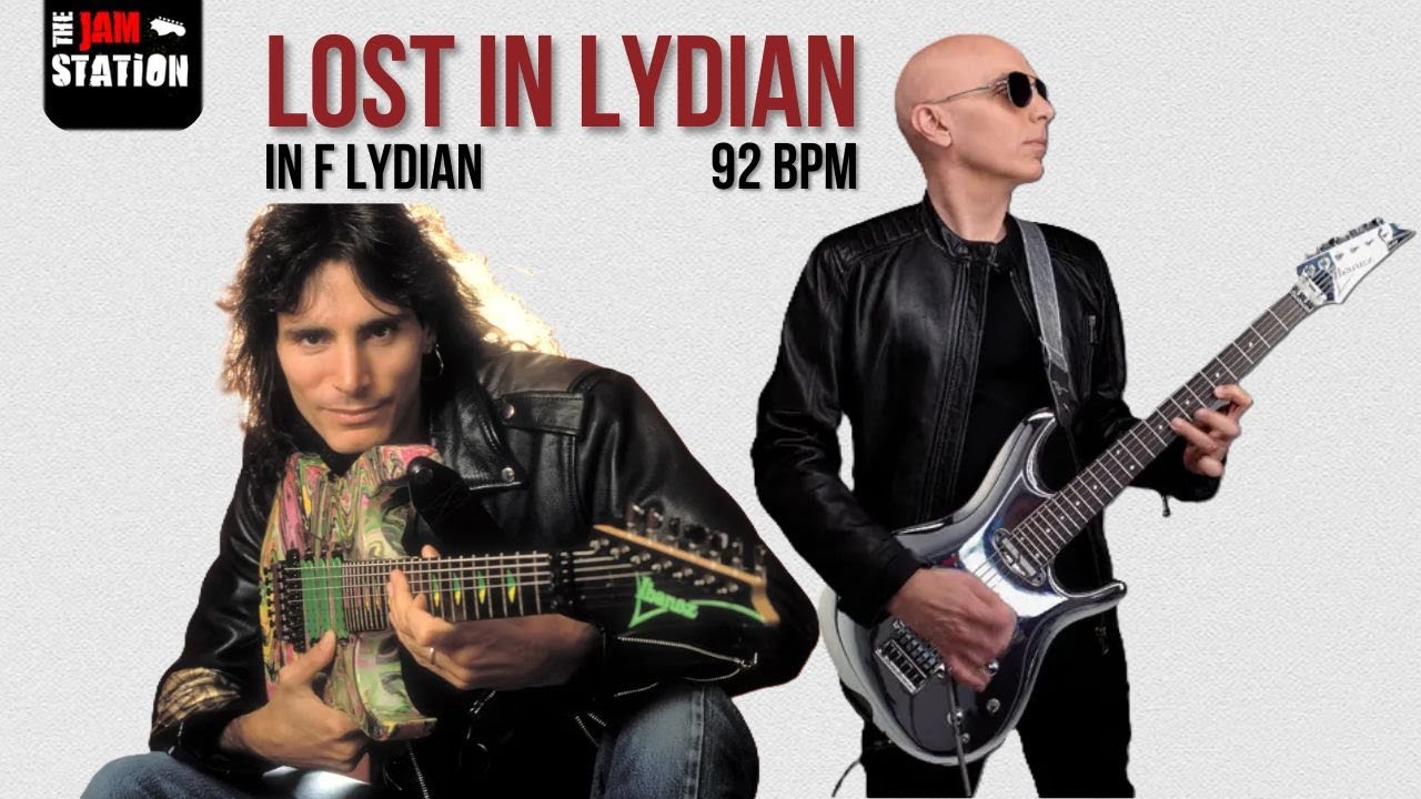 Dreamy Lydian Guitar Backing Track Jam in F - 92 bpm