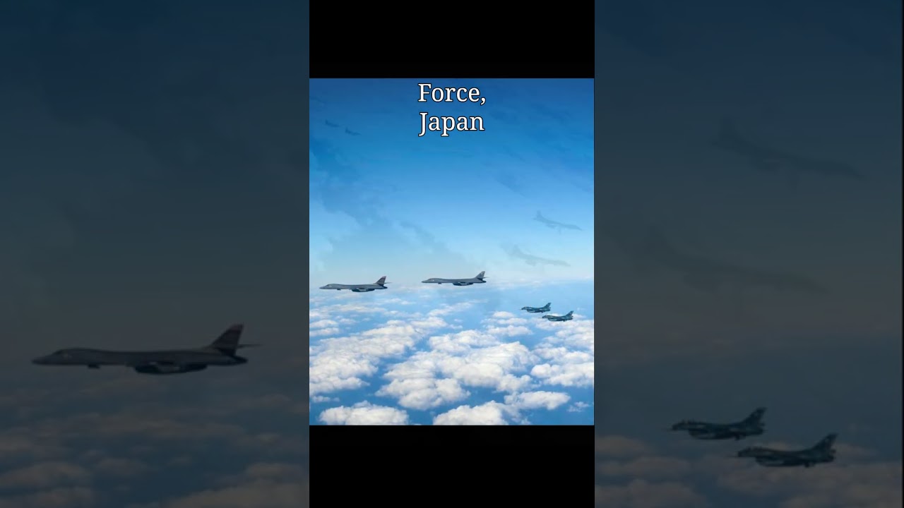 Trilateral exercise between: #usairforce Korean Airforce & Japanese self-defense force