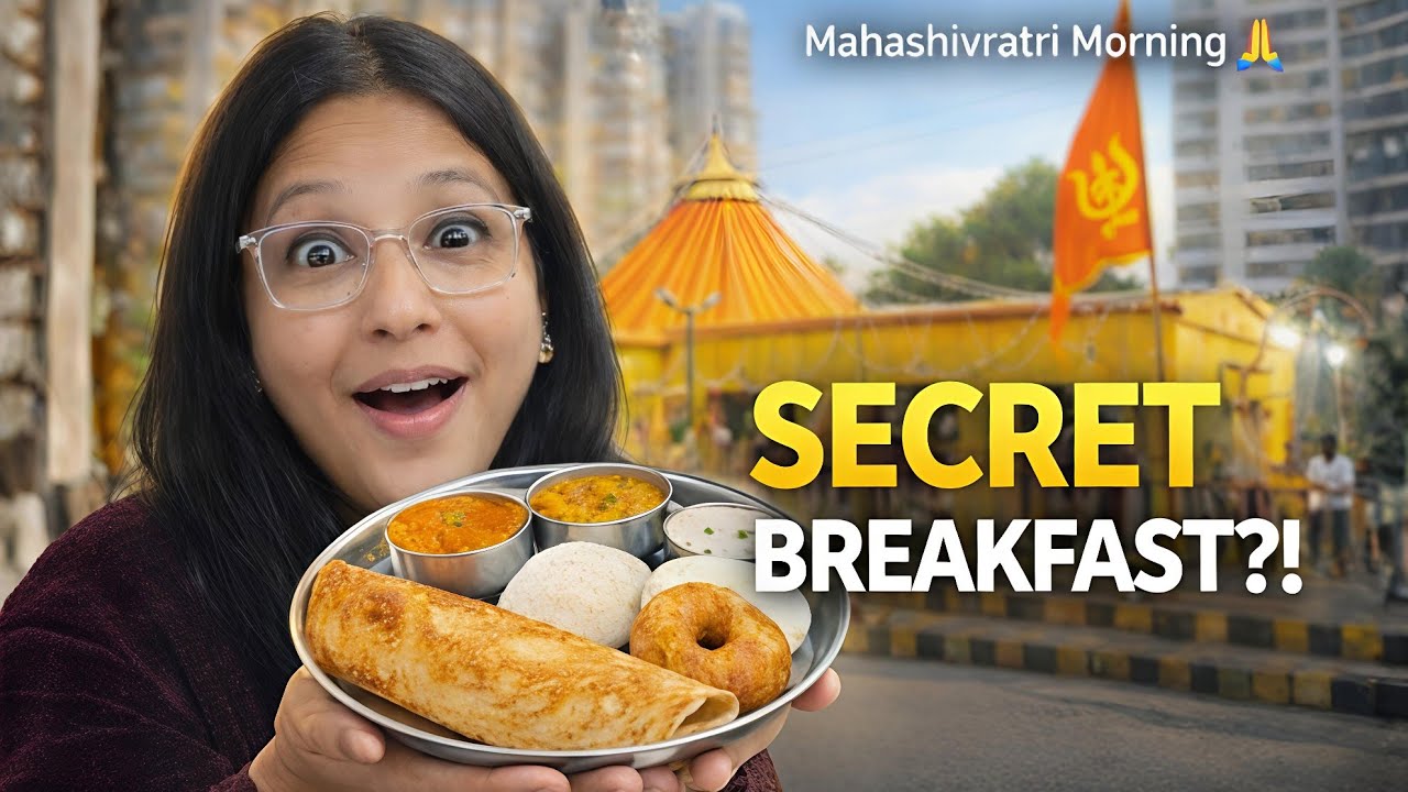 Mahashivratri Temple Morning & A Secret Dosa Breakfast Spot ☕ | Sunday Family Vlog