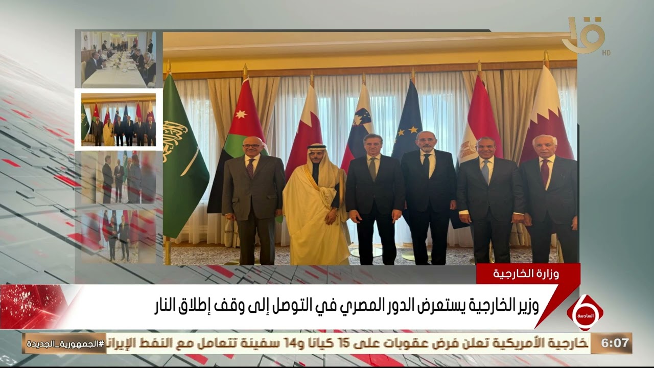 عبد العاطي يبحث مع رئيس وزراء سلوفينيا مستجدات القضية الفلسطينية