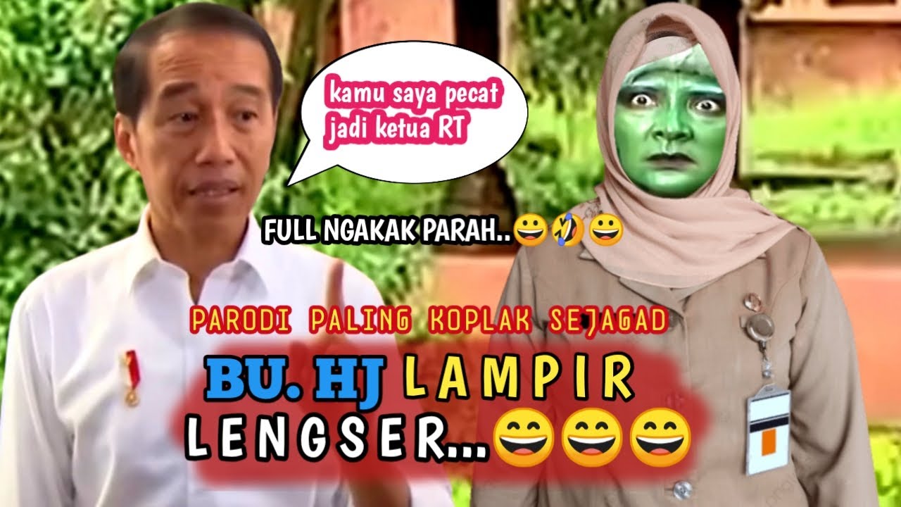 NGAKAK 🤣😀🤣 10 MENIT BARENG BU HAJI LAMPIR DIJAMIN NGAKAK ~ PARODI LUCU 2024