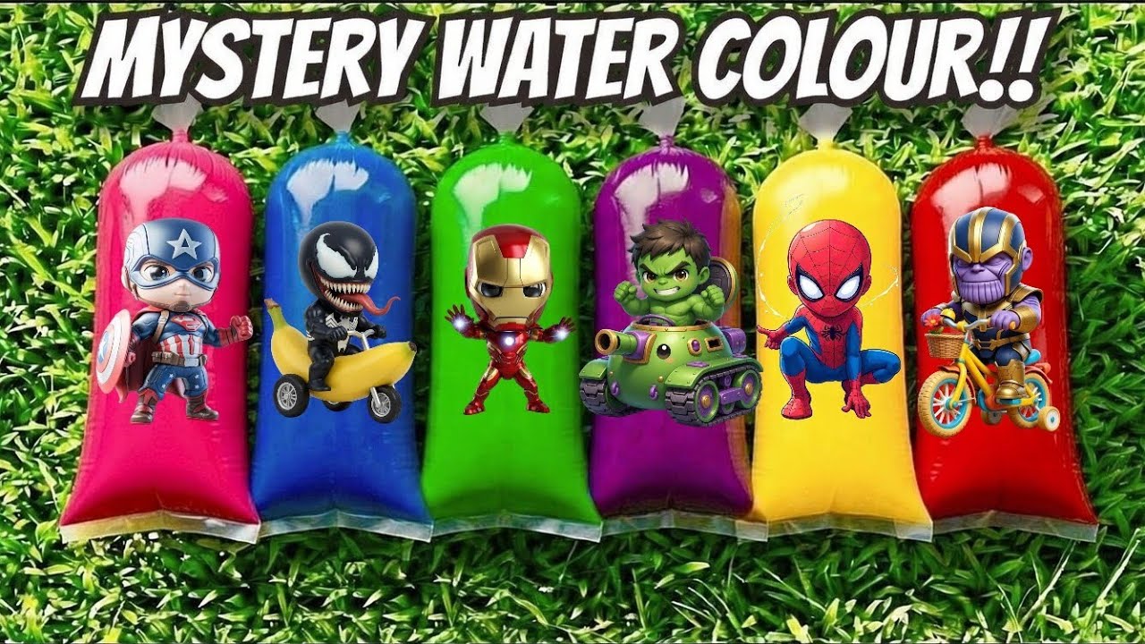 AVENGERS SUPERHERO MARVEL MISSION :    SPIDER-MAN, THOR, WOLVERINE, IRON MAN, DEADPOOL, THANOS