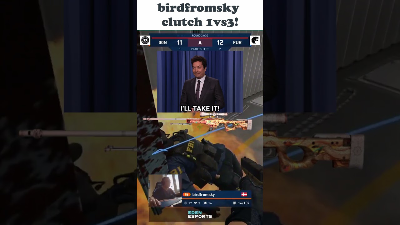 birdfromsky clutch 1vs3! 