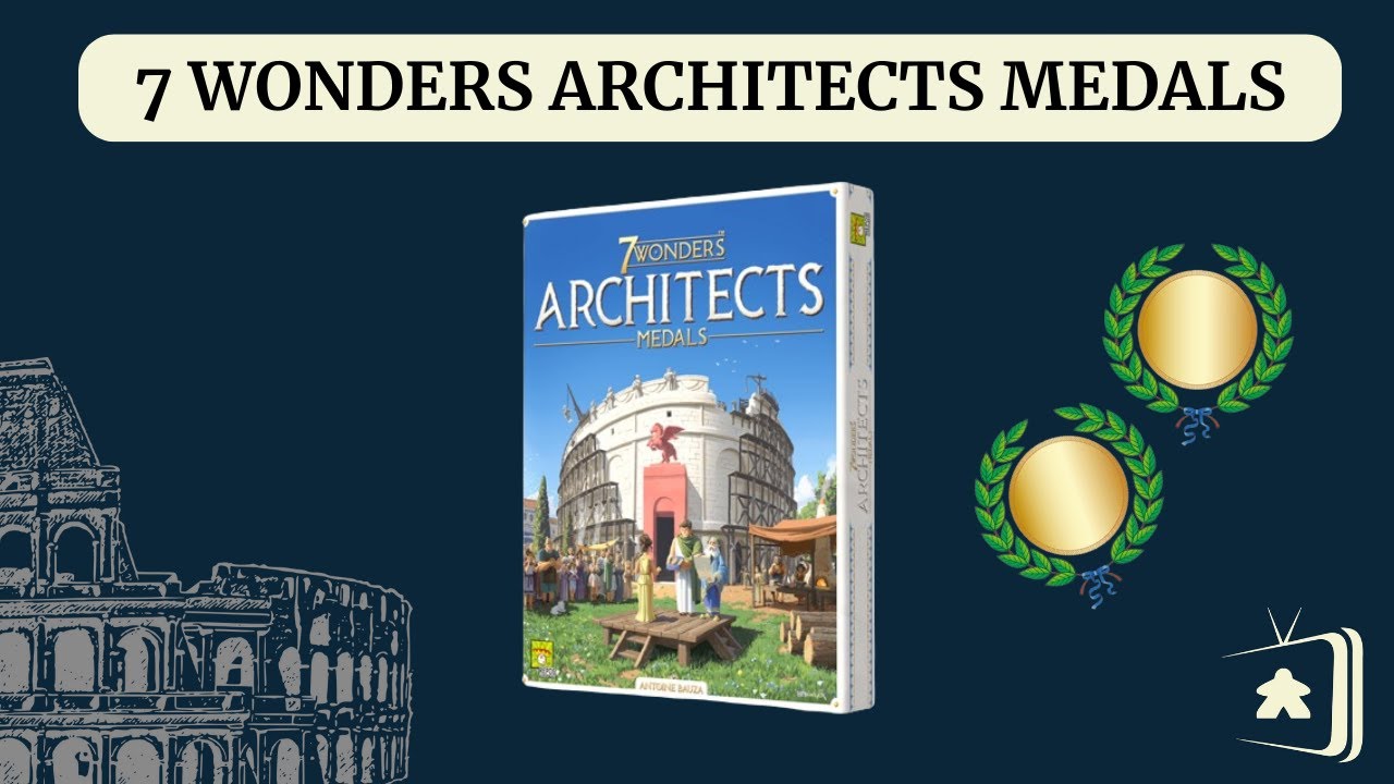 7 WONDERS ARCHITECTS MEDALS  | EXPANSIÓN | ¿Qué añade al juego?
