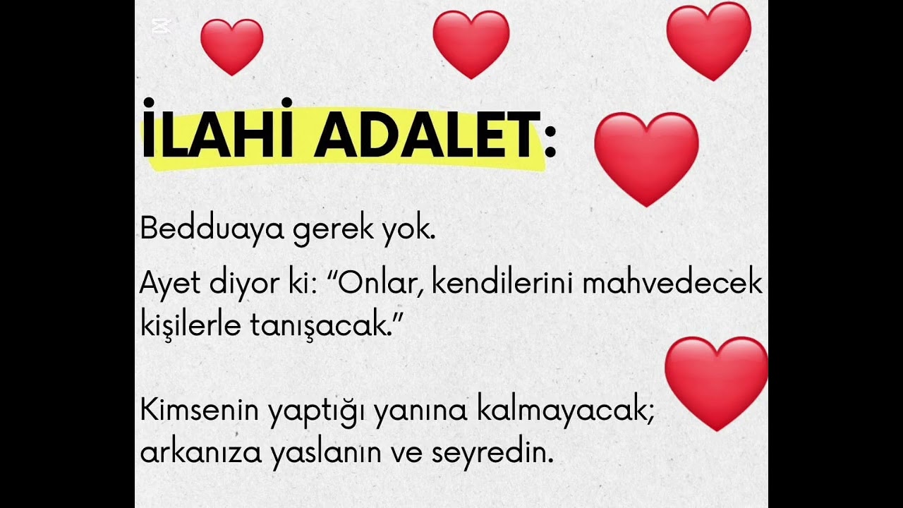 İLAHİ ADALET⚖ ❤🤍🇹🇷