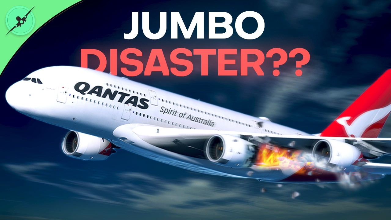 TERRIFYING - Airbus A380 engine explodes after Takeoff! Qantas 32