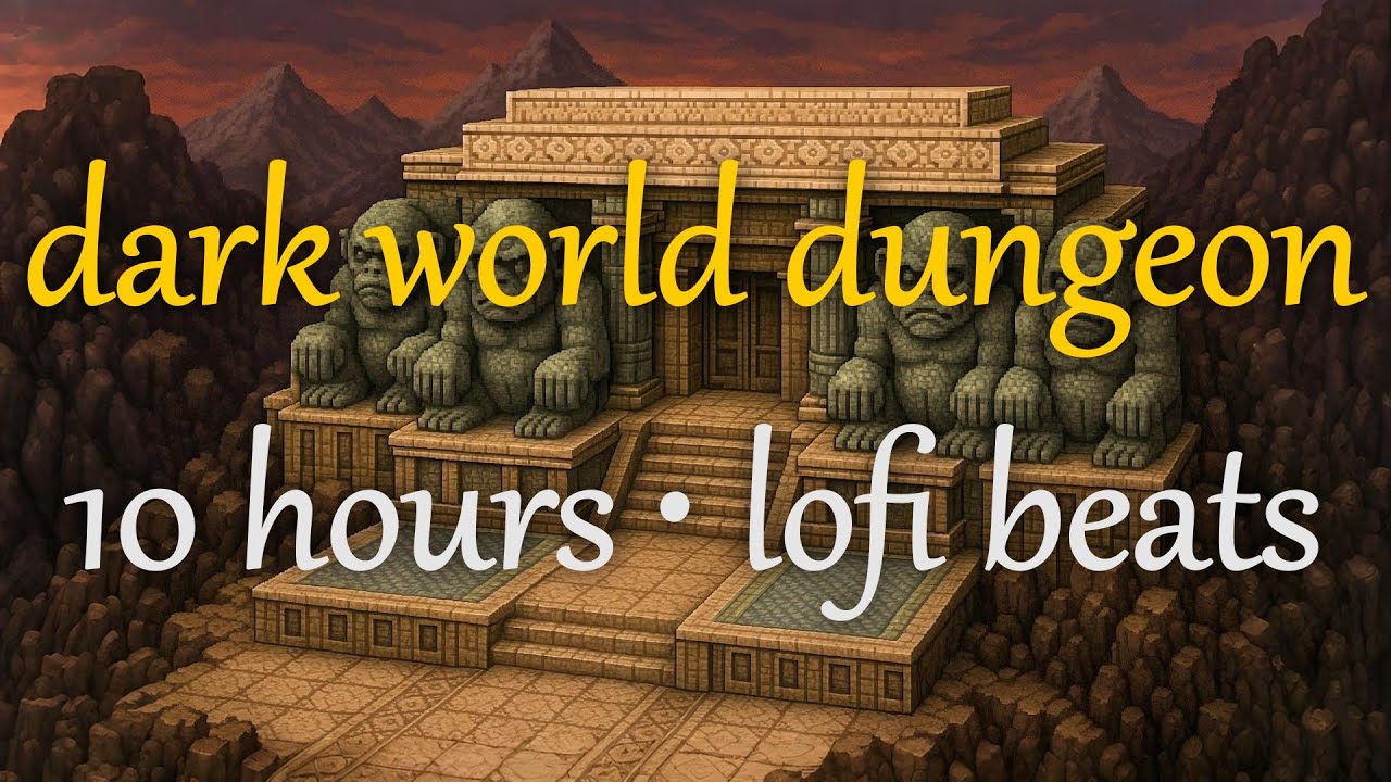 Lofi Legend of Zelda: A Link to the Past Remix - Dark World Dungeon Extended (10 hours)
