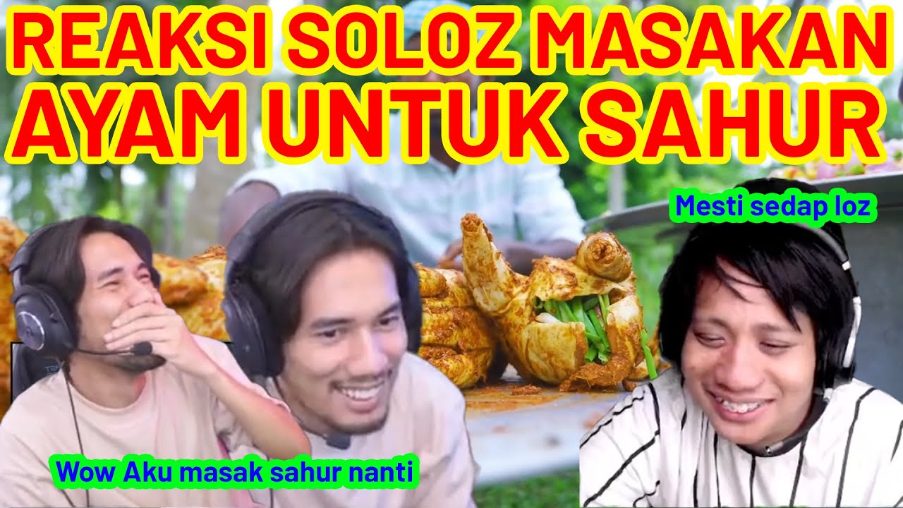 SOLOZ BELAJAR MASAK SAHUR UNTUK PUASA BERSAMA OBOT