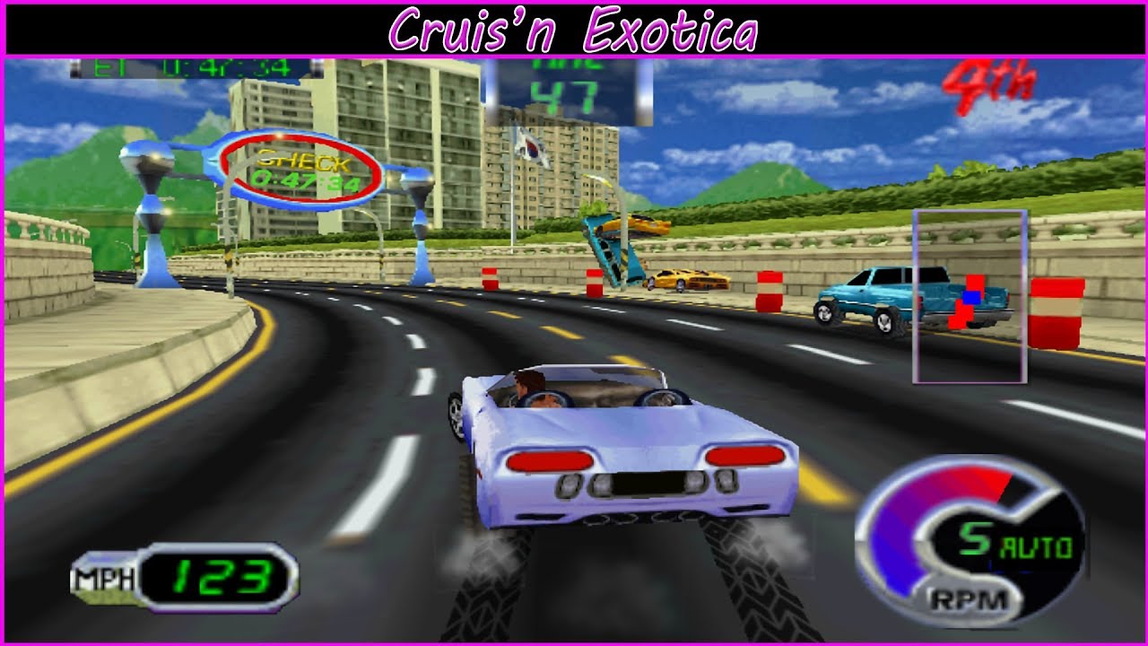 Cruis'N Exotica - N64 Longplay #9:【Longplays Land】HD