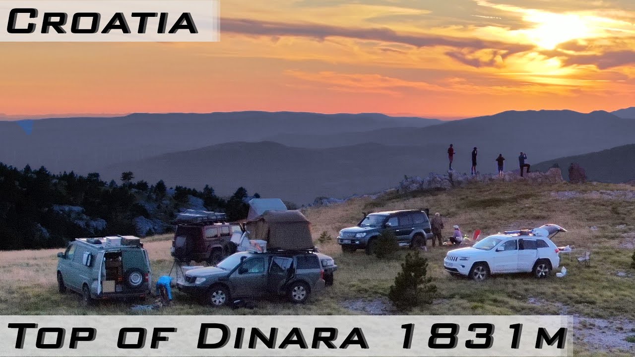 Chorvatsko - Nejvyšší hora Chorvatska - Sinjal, Dinara, oblast Knin