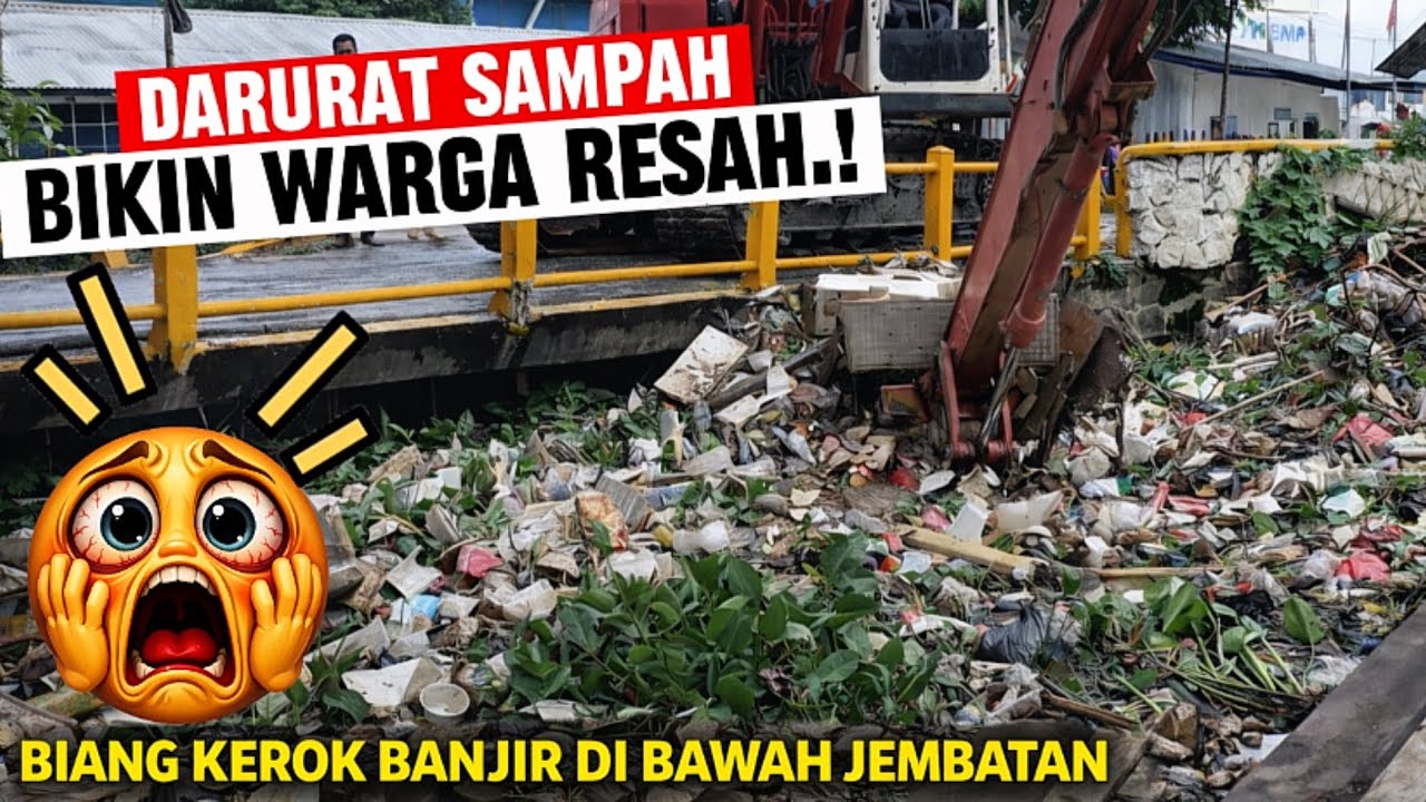 BIANG KEROK BANJIR DI ANGKAT‼️DARIMANA SAMPAH-SAMPAH INI❓