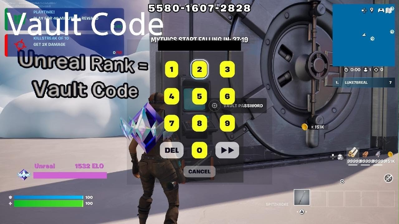 Slide for Loot Vault Code