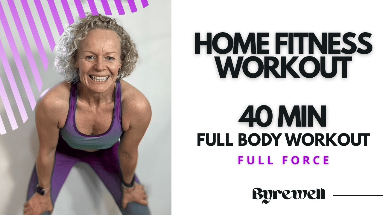 Full Body Dumbbell Workout at Home  Glutes, Legs & Core 40 Min Strength