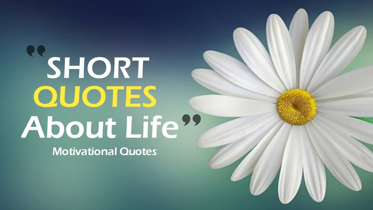 Short Quotes about life || Life lessons || Motivational quotes