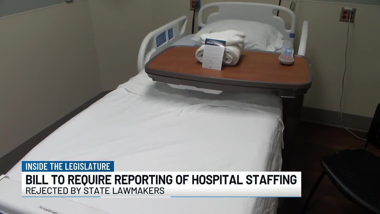 Bill to require reporting of hospital staffing rejected
