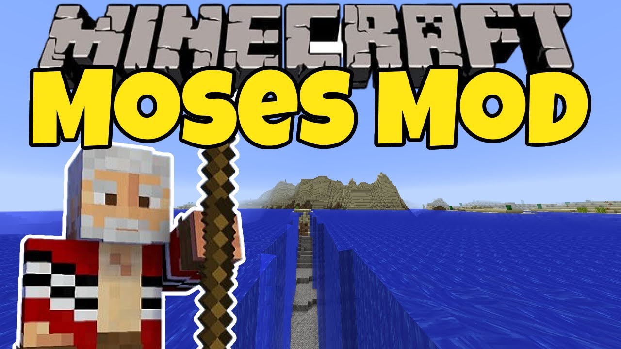 Minecraft: MOSES MOD!! | Become Moses! | Mod Showcase