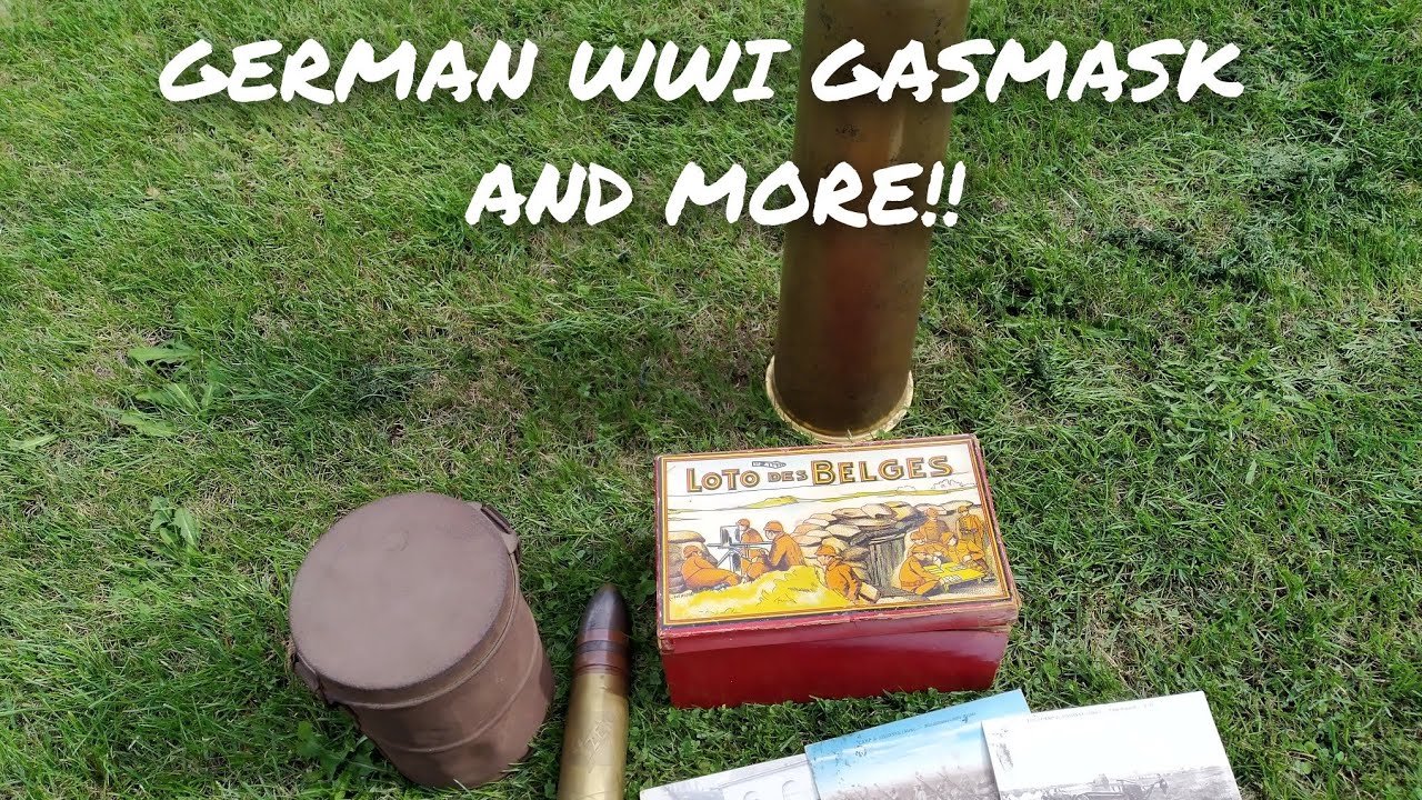 Flea market finds #3: German WW1 GASMASK and more!!