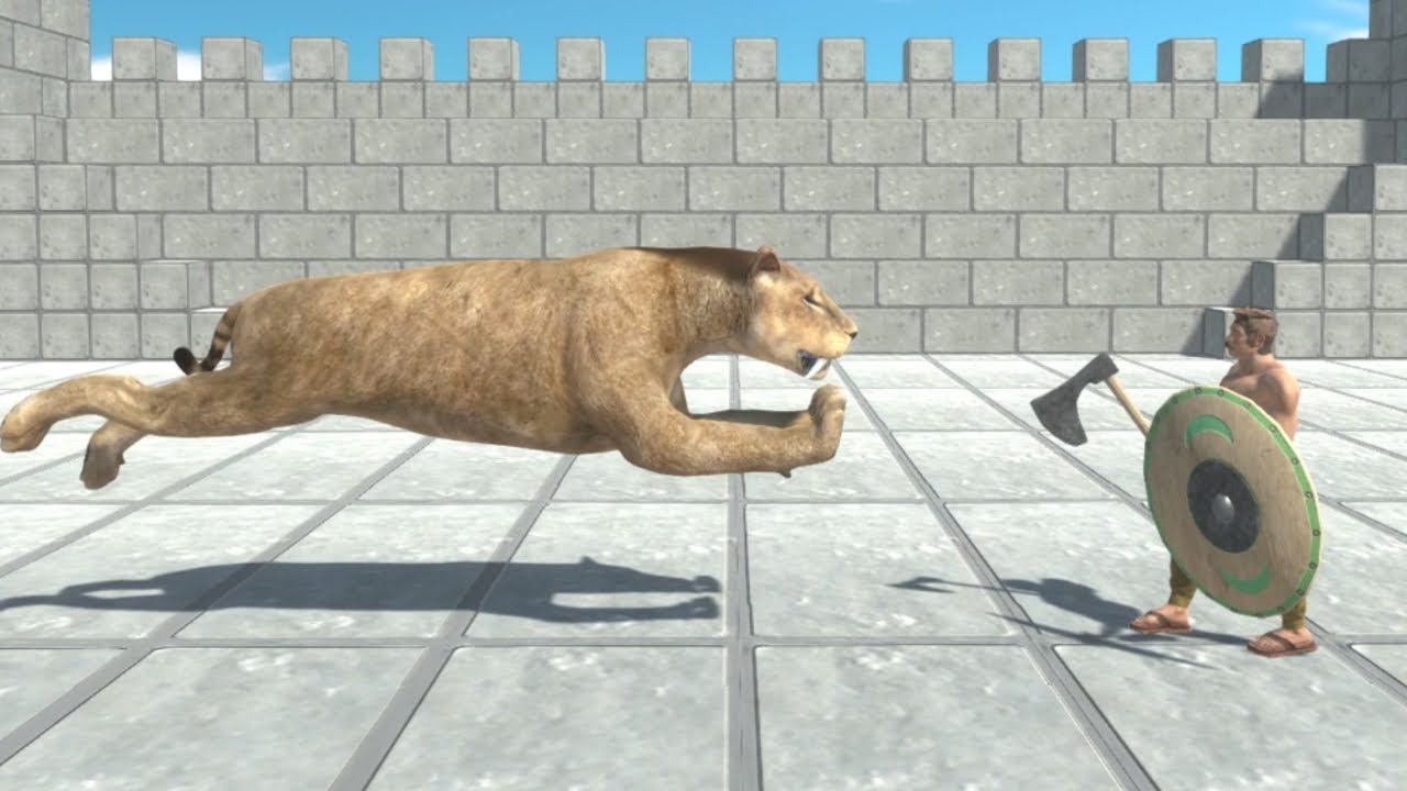 NEW PREHISTORIC UPDATE Smilodon vs ALL UNITS in Brick Castle Animal Revolt Battle Simulator