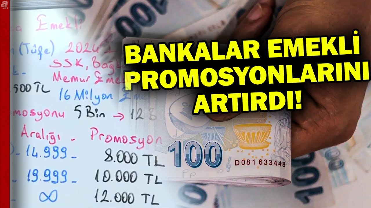Banka promosyonları arttı! Hangi banka emekliye ne kadar promosyon veriyor? | A Haber