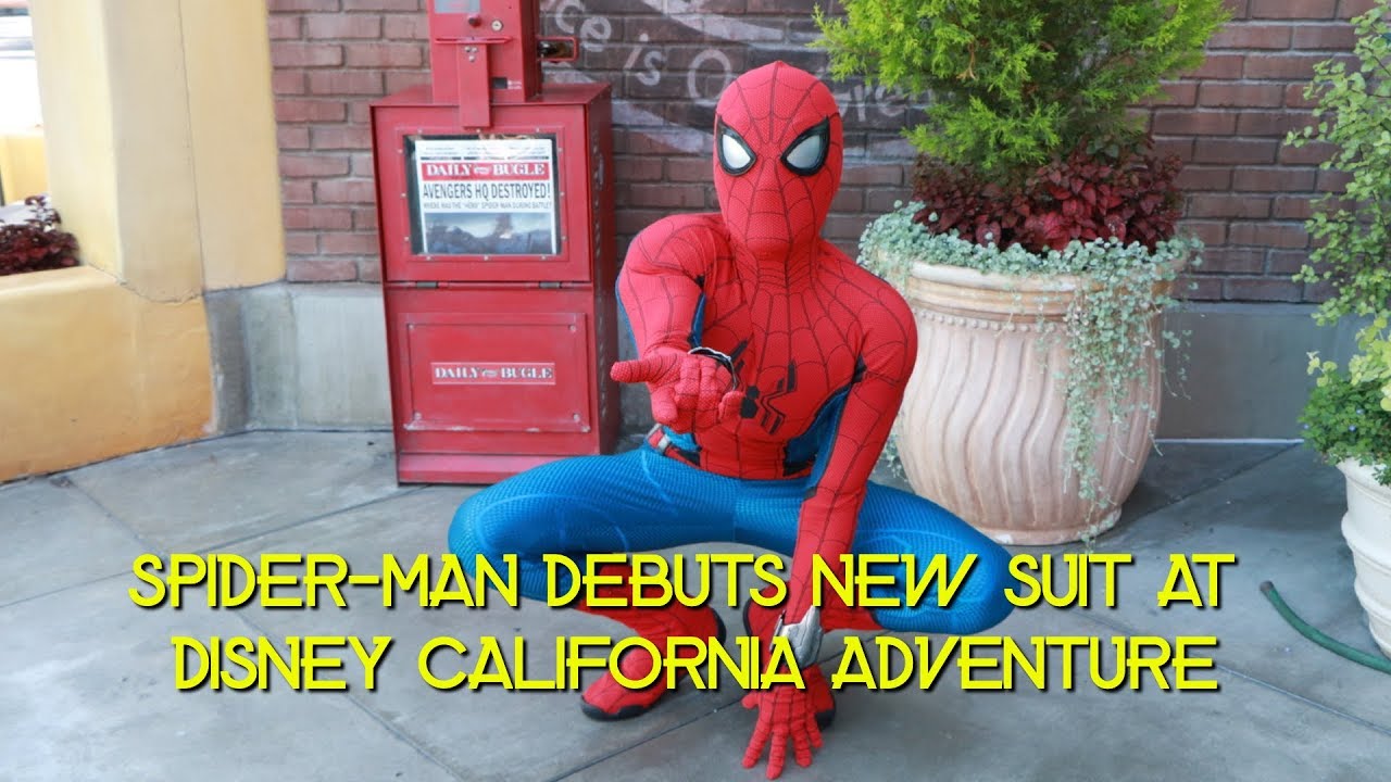 Spider-Man Debuts New Suit at Disney California Adventure With Release of Spider-Man: Far From Home