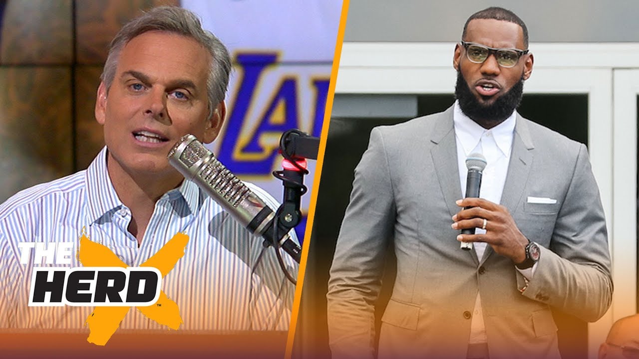Colin Cowherd reacts to President Donald Trump's tweet about LeBron James | NBA | THE HERD